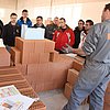 Ziegelschulung Vorführmauern bei der Ziegelschulung vom Ziegelwerk Peuerbach